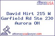David Hirt 215 W Garfield Rd Ste 230 Aurora OH
