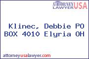 Klinec, Debbie PO BOX 4010 Elyria OH