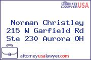 Norman Christley 215 W Garfield Rd Ste 230 Aurora OH