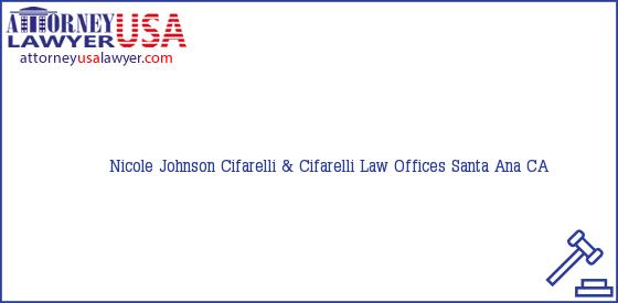 Telephone, Address and other contact data of Nicole Johnson, Santa Ana, CA, USA