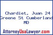 Chardiet, Juan 24 Greene St Cumberland MD