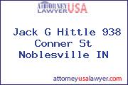 Jack G Hittle 938 Conner St Noblesville IN
