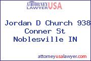 Jordan D Church 938 Conner St Noblesville IN