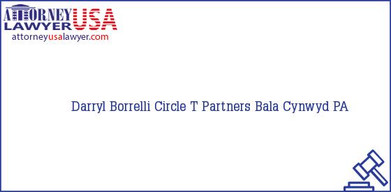 Telephone, Address and other contact data of Darryl Borrelli, Bala Cynwyd, PA, USA