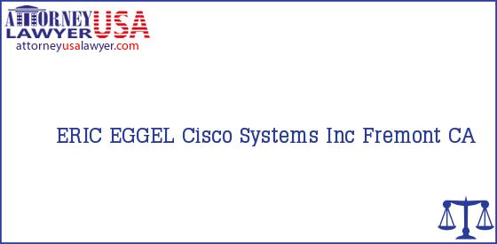Telephone, Address and other contact data of ERIC EGGEL, Fremont, CA, USA