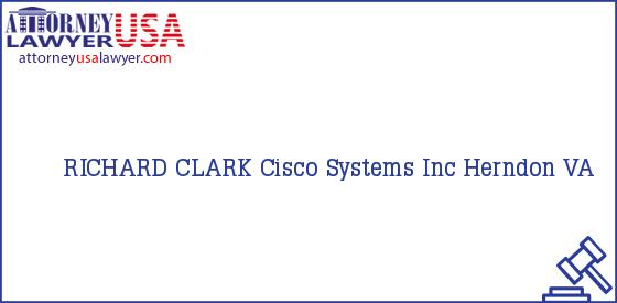 Telephone, Address and other contact data of RICHARD CLARK, Herndon, VA, USA