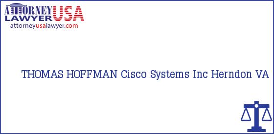 Telephone, Address and other contact data of THOMAS HOFFMAN, Herndon, VA, USA