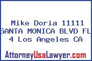 Mike Doria 11111 SANTA MONICA BLVD FL 4 Los Angeles CA