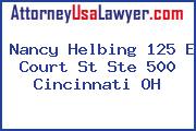 Nancy Helbing 125 E Court St Ste 500 Cincinnati OH
