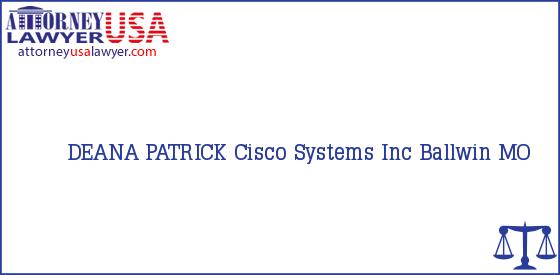 Telephone, Address and other contact data of DEANA PATRICK, Ballwin, MO, USA