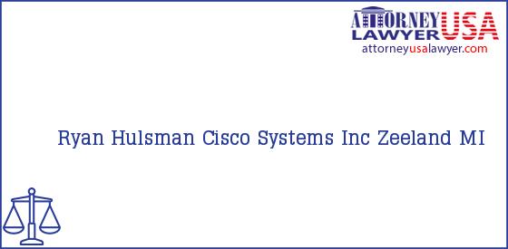Telephone, Address and other contact data of Ryan Hulsman, Zeeland, MI, USA