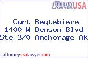 Curt Beytebiere 1400 W Benson Blvd Ste 370 Anchorage Ak
