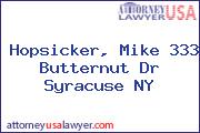 Hopsicker, Mike 333 Butternut Dr Syracuse NY