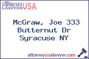 McGraw, Joe 333 Butternut Dr Syracuse NY