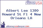 Albert Lee 1380 Howard St Fl 4 New Orleans LA