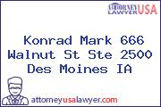 Konrad Mark 666 Walnut St Ste 2500 Des Moines IA