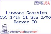 Linnore Gonzalas 555 17th St Ste 2700 Denver CO