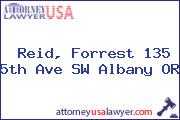Reid, Forrest 135 5th Ave SW Albany OR