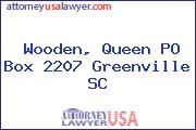 Wooden, Queen PO Box 2207 Greenville SC