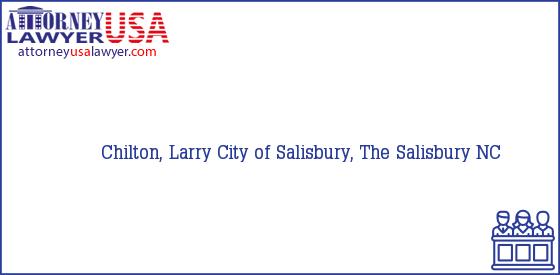 Telephone, Address and other contact data of Chilton, Larry, Salisbury, NC, USA