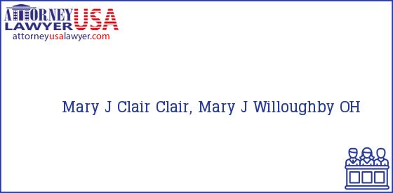 Telephone, Address and other contact data of Mary J Clair, Willoughby, OH, USA
