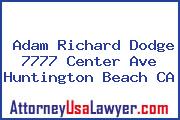 Adam Richard Dodge 7777 Center Ave Huntington Beach CA