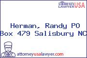 Herman, Randy PO Box 479 Salisbury NC