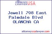 Jewell 708 East Palmdale Blvd OLANCHA CA