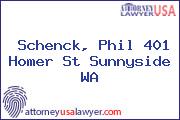 Schenck, Phil 401 Homer St Sunnyside WA