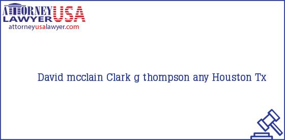 Telephone, Address and other contact data of David mcclain, Houston, Tx, USA