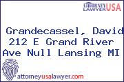 Grandecassel, David 212 E Grand River Ave Null Lansing MI