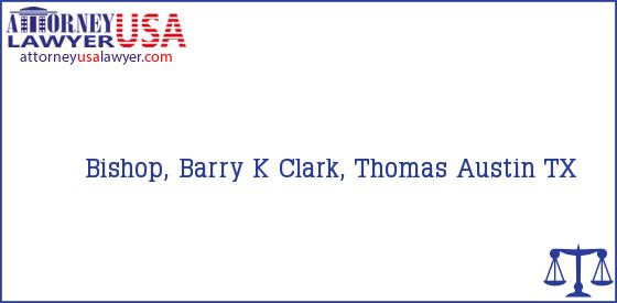 Telephone, Address and other contact data of Bishop, Barry K, Austin, TX, USA
