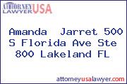 Amanda  Jarret 500 S Florida Ave Ste 800 Lakeland FL