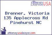 Brenner, Victoria 135 Applecross Rd Pinehurst NC