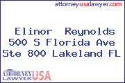 Elinor  Reynolds 500 S Florida Ave Ste 800 Lakeland FL