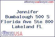 Jennifer  Bumbalough 500 S Florida Ave Ste 800 Lakeland FL