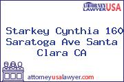 Starkey Cynthia 160 Saratoga Ave Santa Clara CA