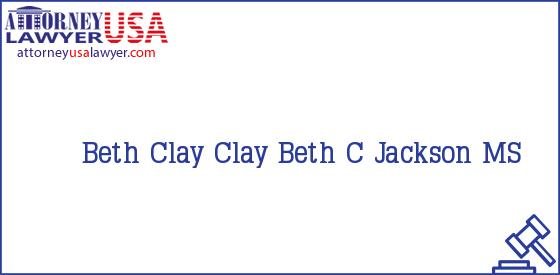Telephone, Address and other contact data of Beth Clay, Jackson, MS, USA