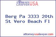 Berg Pa 3333 20th St Vero Beach Fl