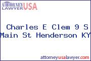 Charles E Clem 9 S Main St Henderson KY