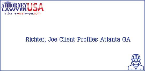 Telephone, Address and other contact data of Richter, Joe, Atlanta, GA, USA