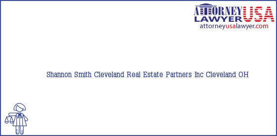 Telephone, Address and other contact data of Shannon Smith, Cleveland, OH, USA