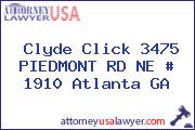 Clyde Click 3475 PIEDMONT RD NE # 1910 Atlanta GA
