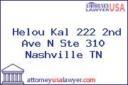 Helou Kal 222 2nd Ave N Ste 310 Nashville TN