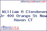 William H Clendenen Jr 400 Orange St New Haven CT
