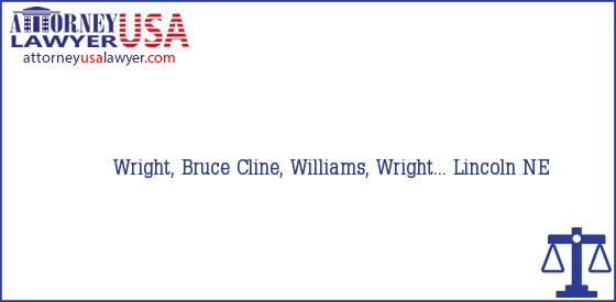 Telephone, Address and other contact data of Wright, Bruce, Lincoln, NE, USA