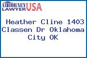 Heather Cline 1403 Classen Dr Oklahoma City OK