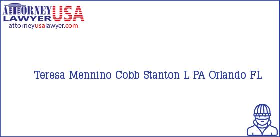 Telephone, Address and other contact data of Teresa Mennino, Orlando, FL, USA
