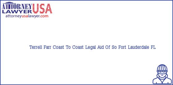 Telephone, Address and other contact data of Terrell Farr, Fort Lauderdale, FL, USA