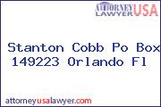 Stanton Cobb Po Box 149223 Orlando Fl